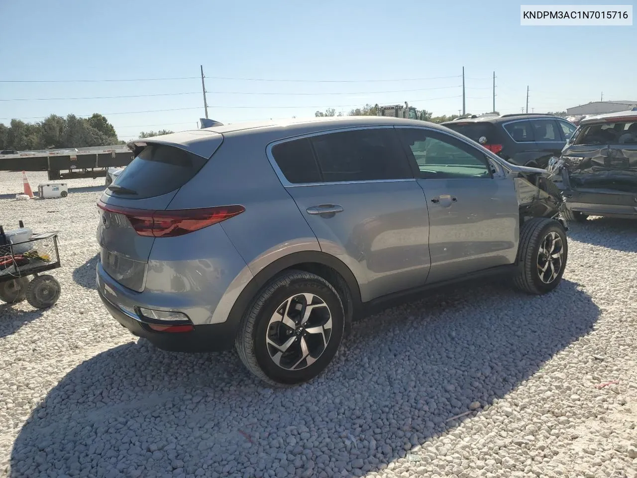 2022 Kia Sportage Lx VIN: KNDPM3AC1N7015716 Lot: 76513164