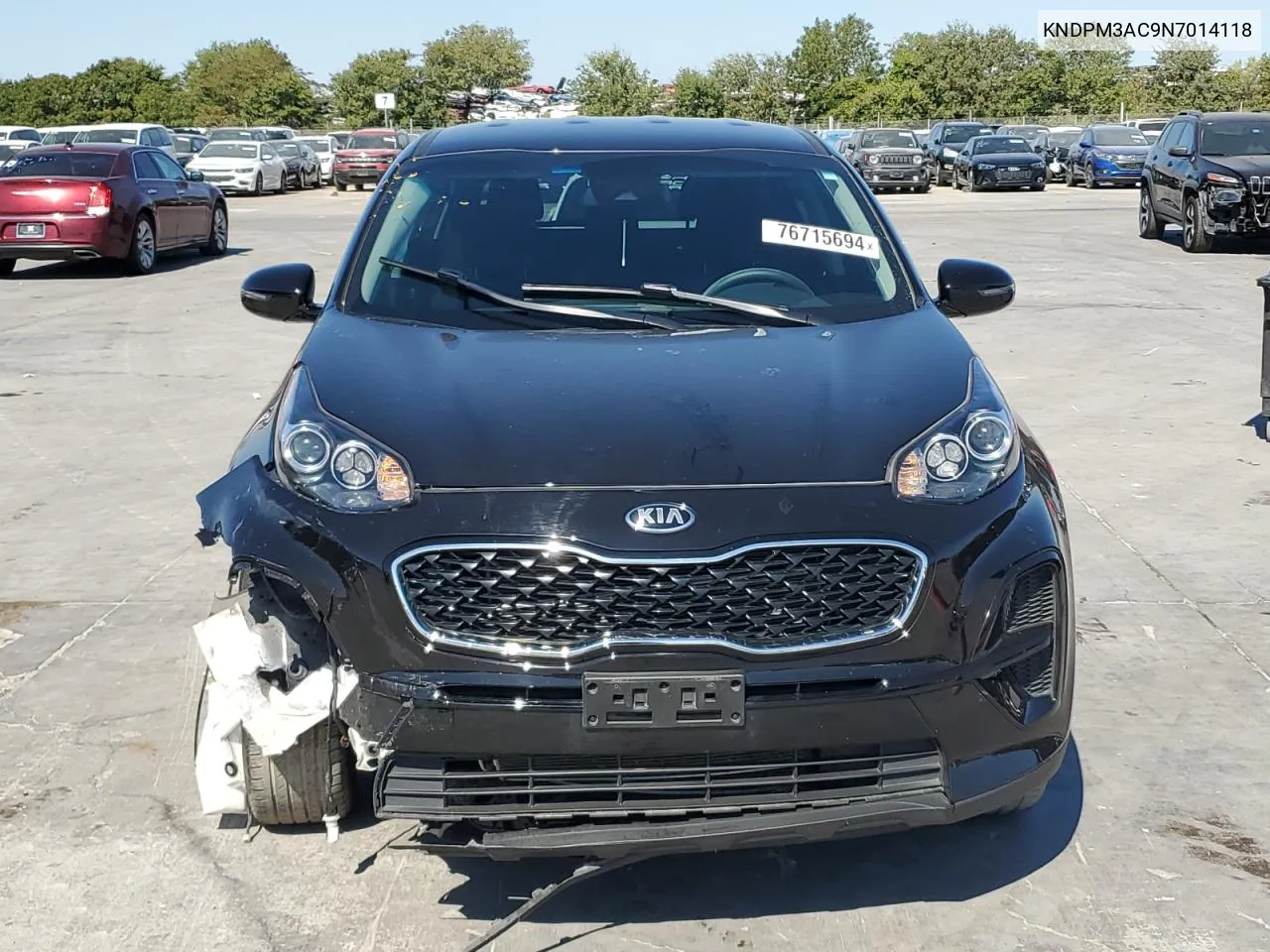 2022 Kia Sportage Lx VIN: KNDPM3AC9N7014118 Lot: 76715694