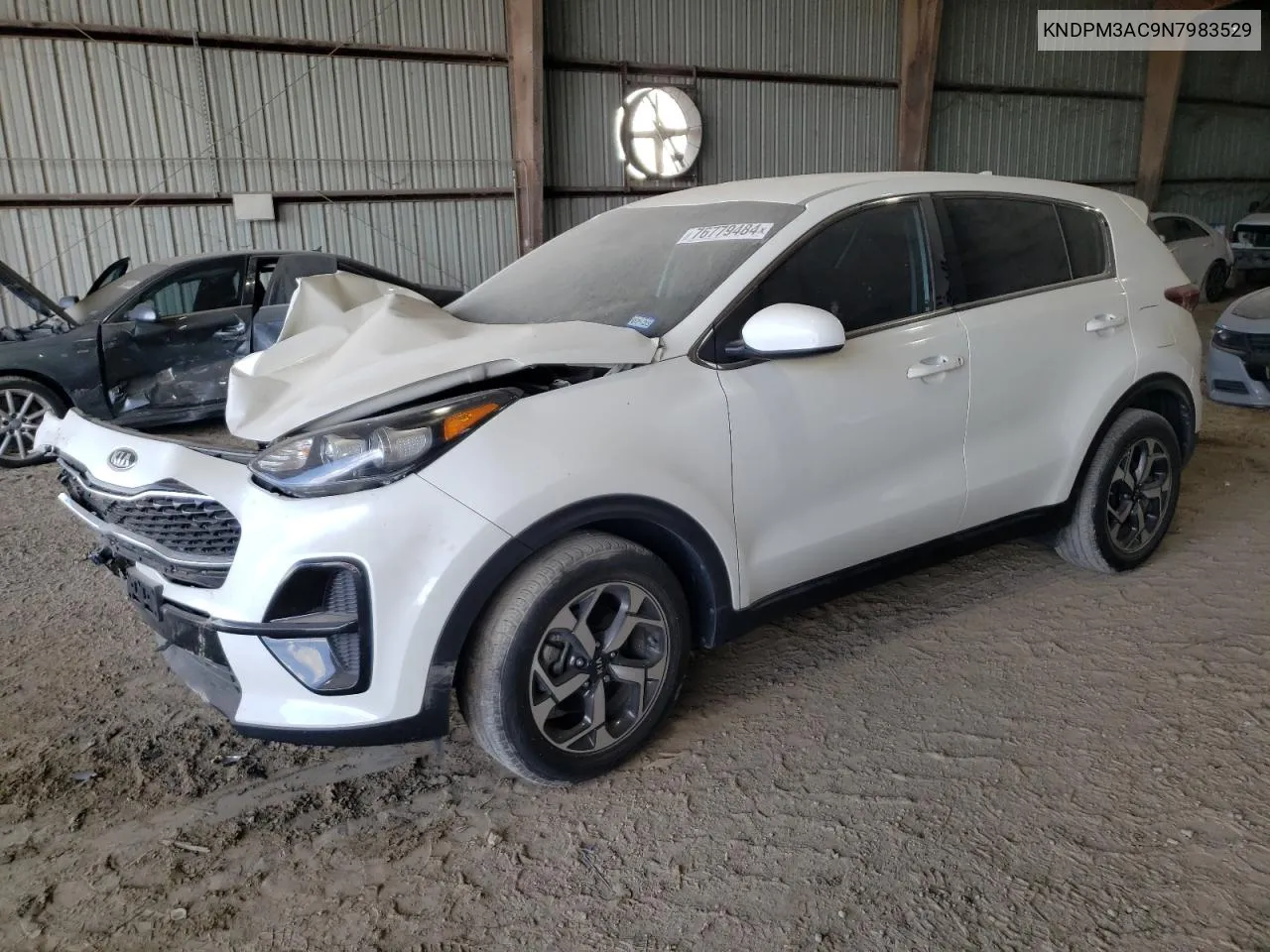 2022 Kia Sportage Lx VIN: KNDPM3AC9N7983529 Lot: 76779484