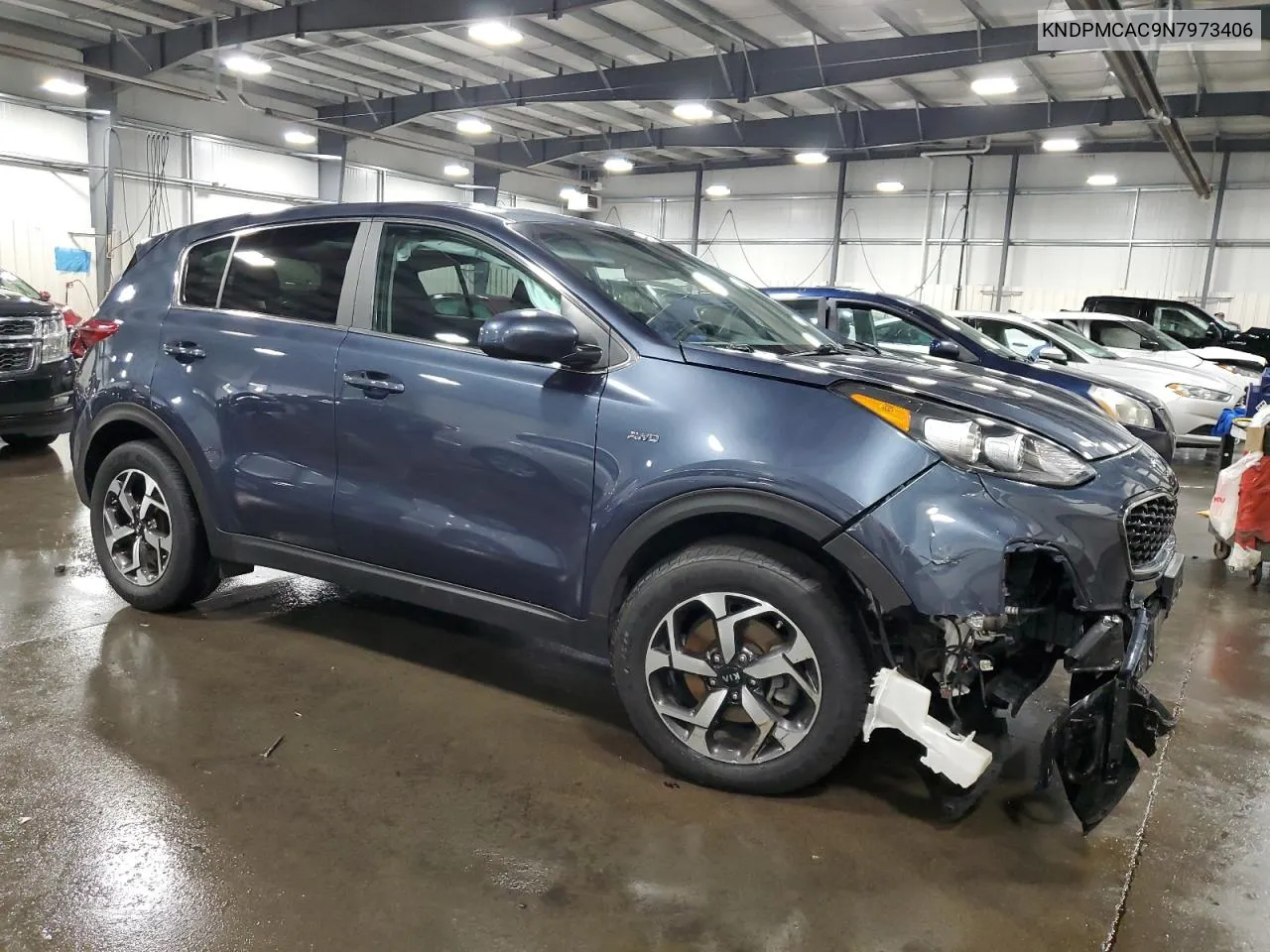 2022 Kia Sportage Lx VIN: KNDPMCAC9N7973406 Lot: 76793354