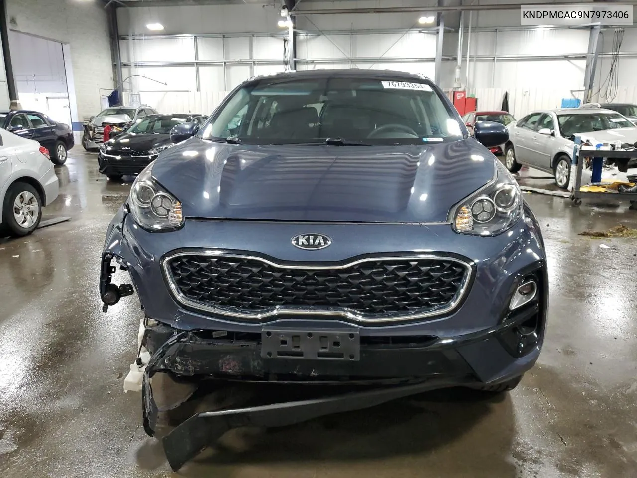 2022 Kia Sportage Lx VIN: KNDPMCAC9N7973406 Lot: 76793354