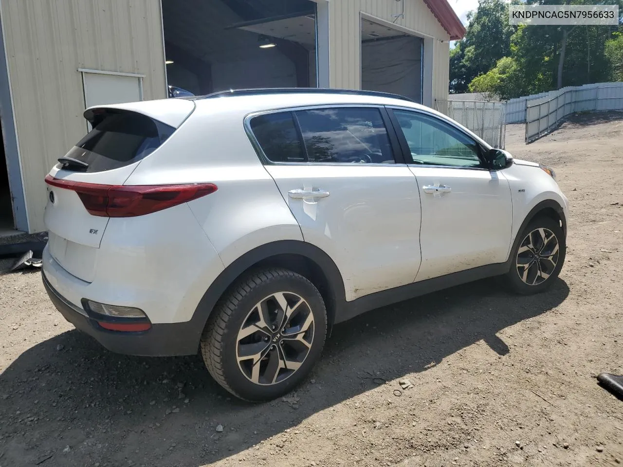 2022 Kia Sportage Ex VIN: KNDPNCAC5N7956633 Lot: 77407144