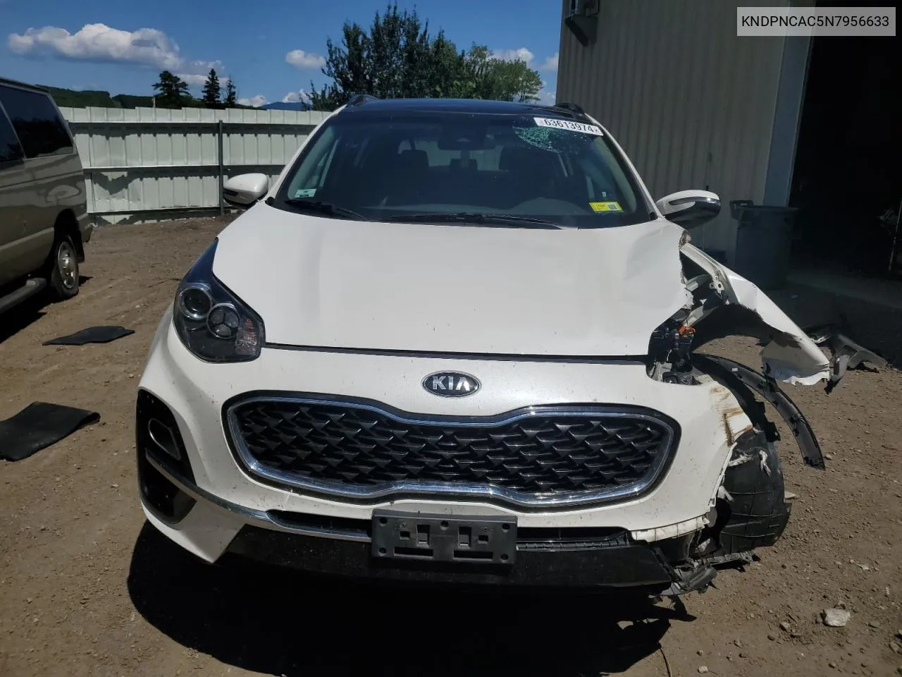 2022 Kia Sportage Ex VIN: KNDPNCAC5N7956633 Lot: 77407144