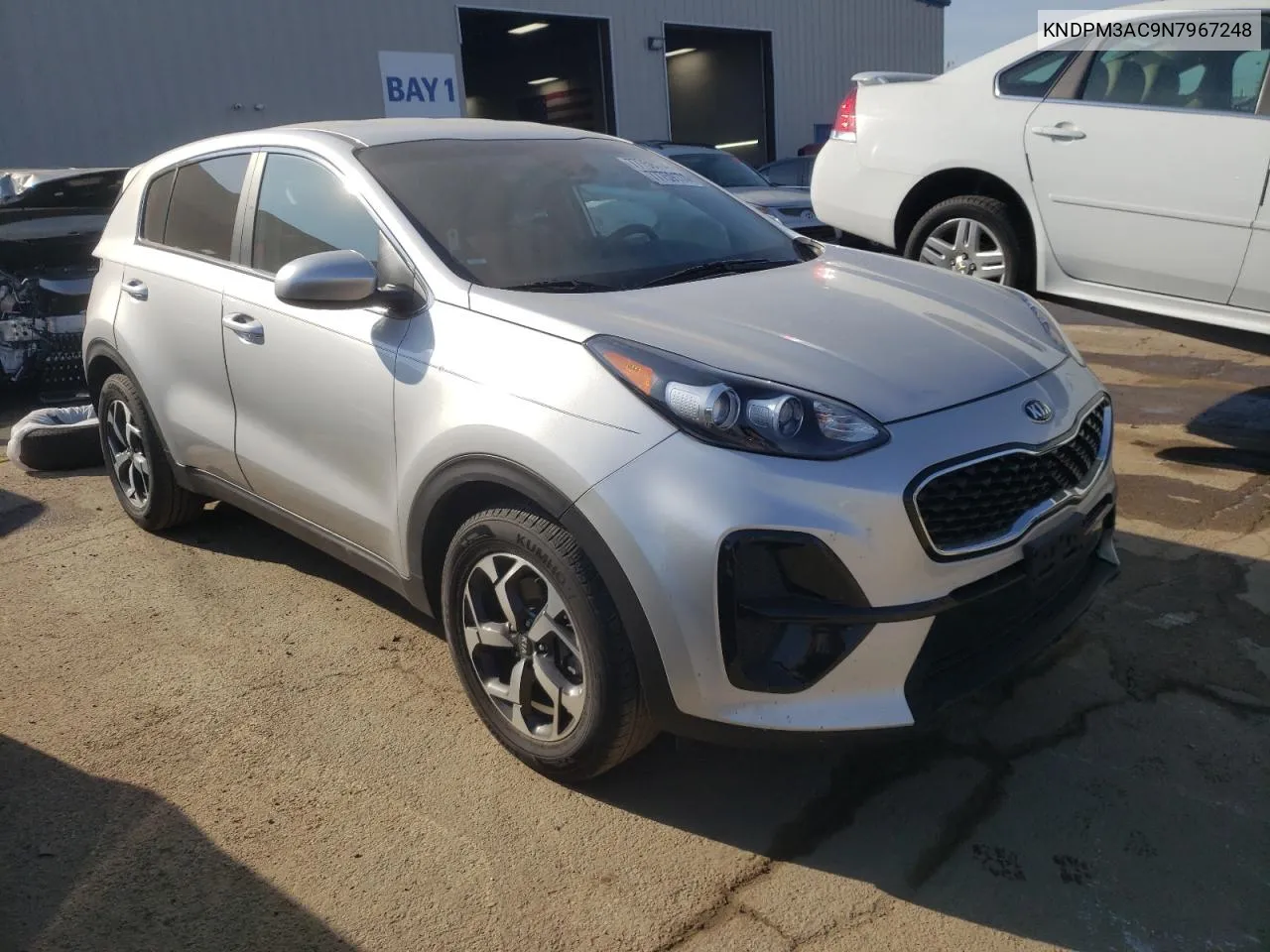 2022 Kia Sportage Lx VIN: KNDPM3AC9N7967248 Lot: 77759174