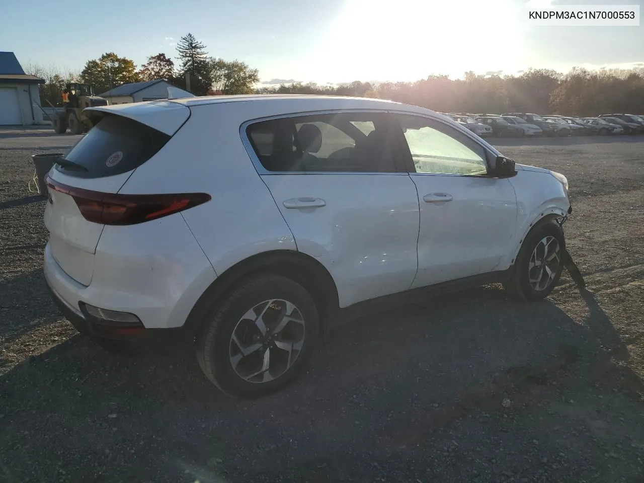 2022 Kia Sportage Lx VIN: KNDPM3AC1N7000553 Lot: 77875374