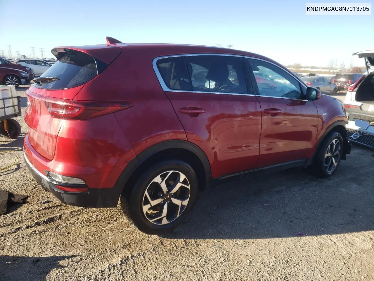 2022 Kia Sportage Lx VIN: KNDPMCAC8N7013705 Lot: 78844534