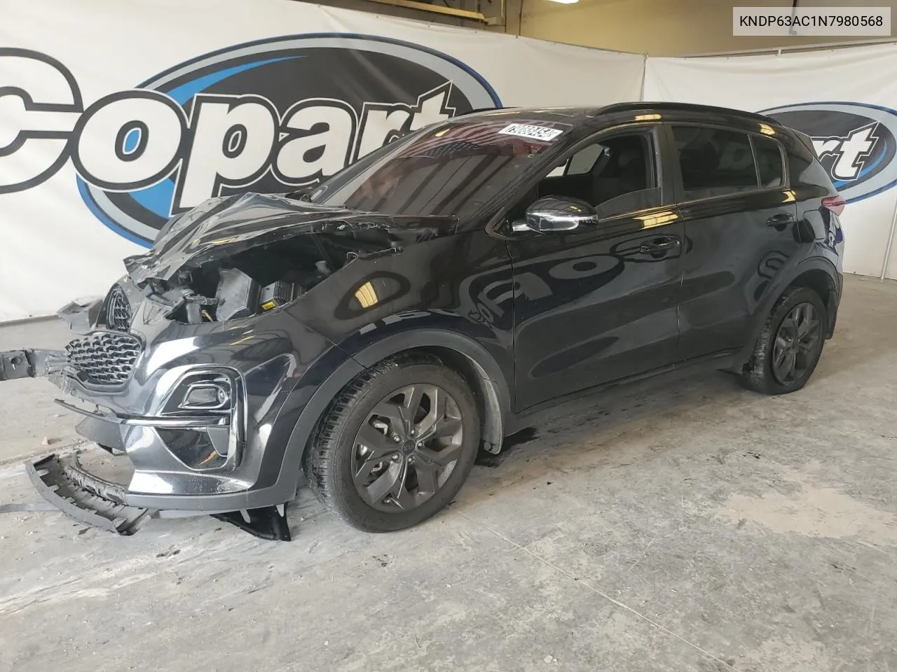 2022 Kia Sportage S VIN: KNDP63AC1N7980568 Lot: 79088454