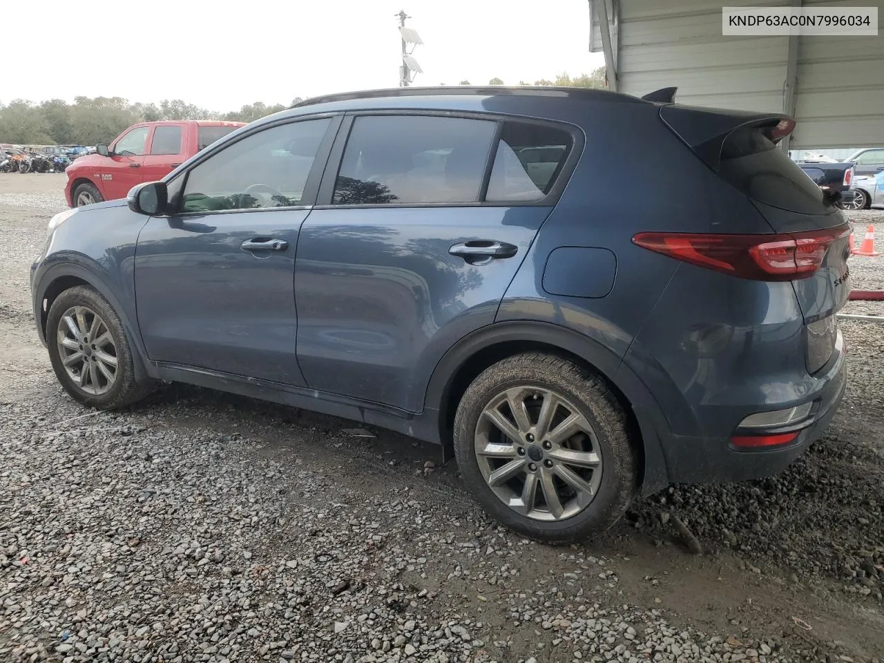 2022 Kia Sportage S VIN: KNDP63AC0N7996034 Lot: 80889524