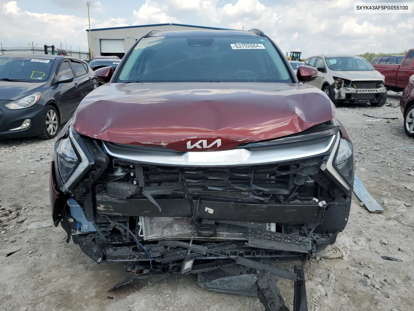 2023 Kia Sportage Sx VIN: 5XYK43AF5PG055100 Lot: 63792664