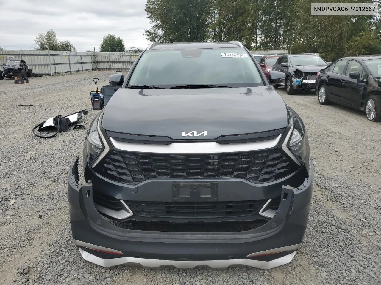 2023 Kia Sportage Ex VIN: KNDPVCAG6P7012667 Lot: 70246434