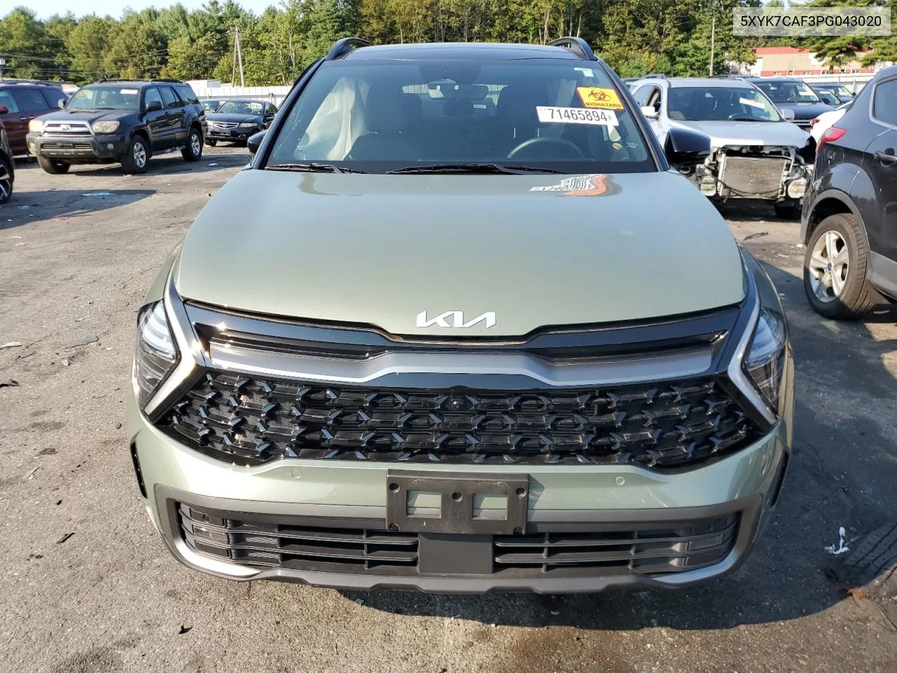 2023 Kia Sportage X-Pro VIN: 5XYK7CAF3PG043020 Lot: 71465894