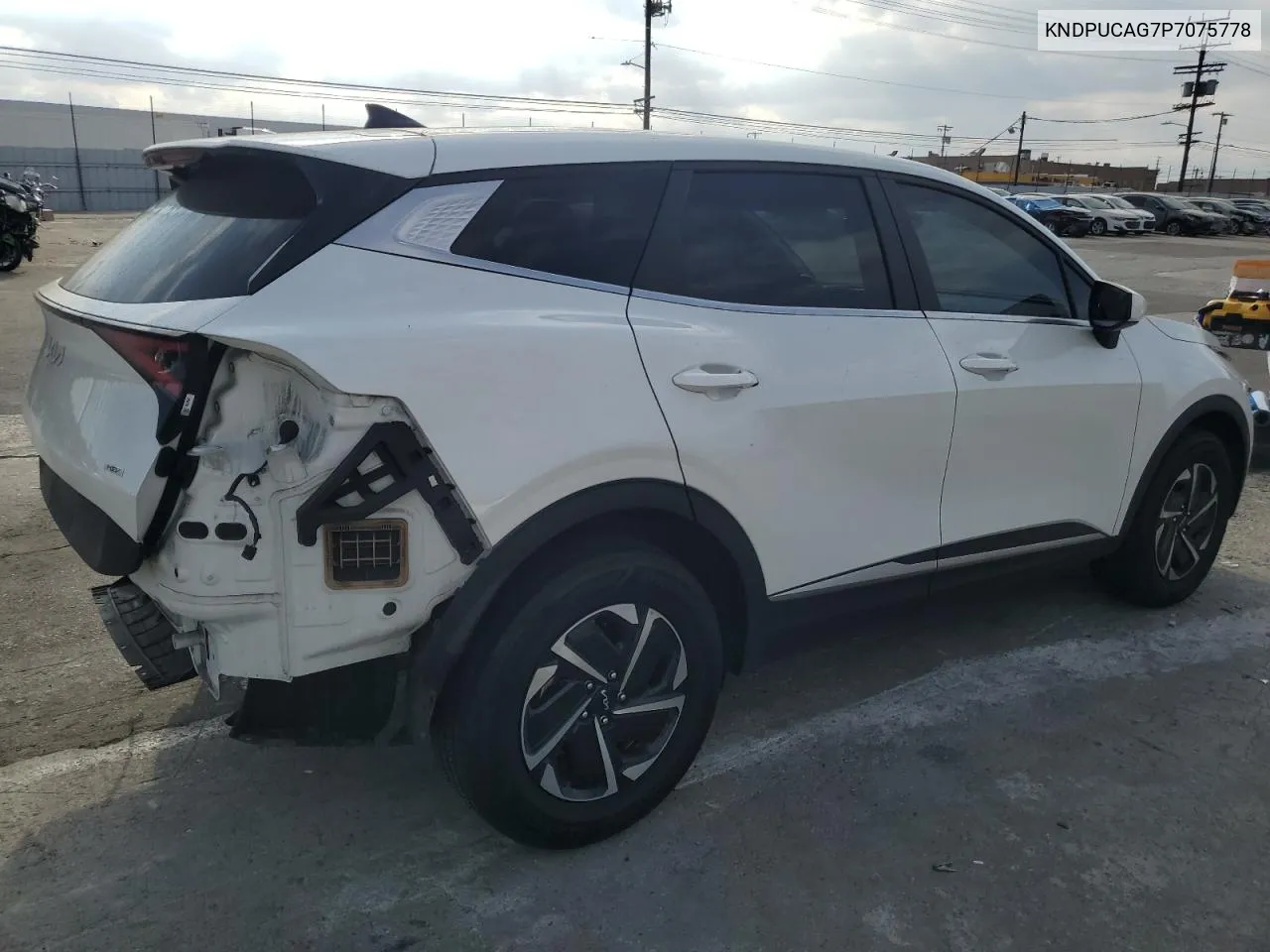 2023 Kia Sportage Lx VIN: KNDPUCAG7P7075778 Lot: 72459544