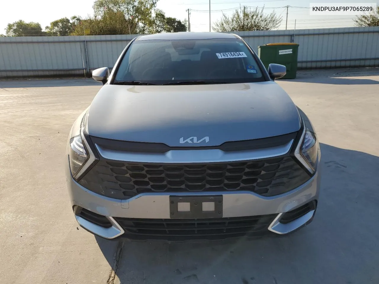 2023 Kia Sportage Lx VIN: KNDPU3AF9P7065289 Lot: 74918434