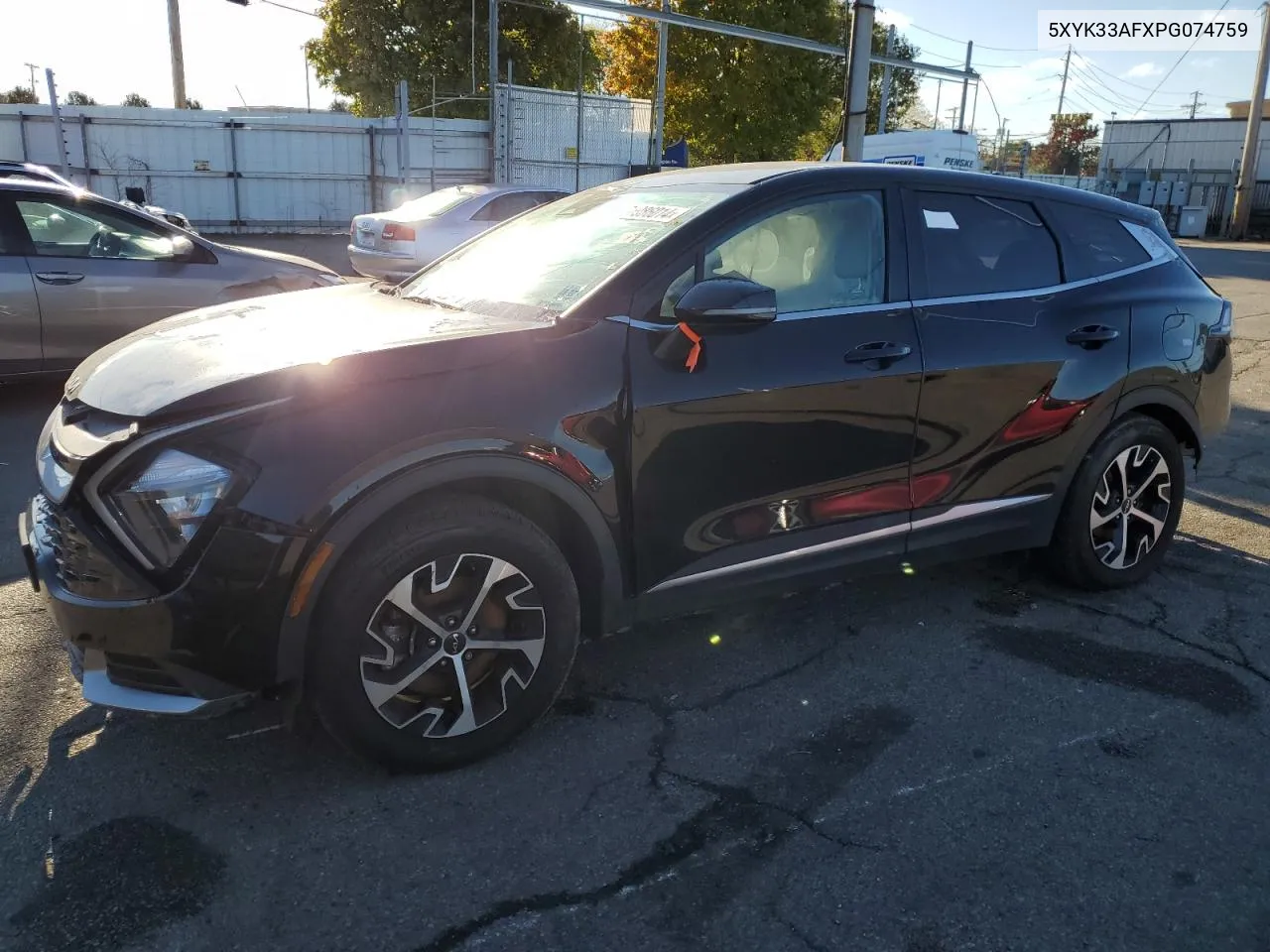 2023 Kia Sportage Ex VIN: 5XYK33AFXPG074759 Lot: 76086014