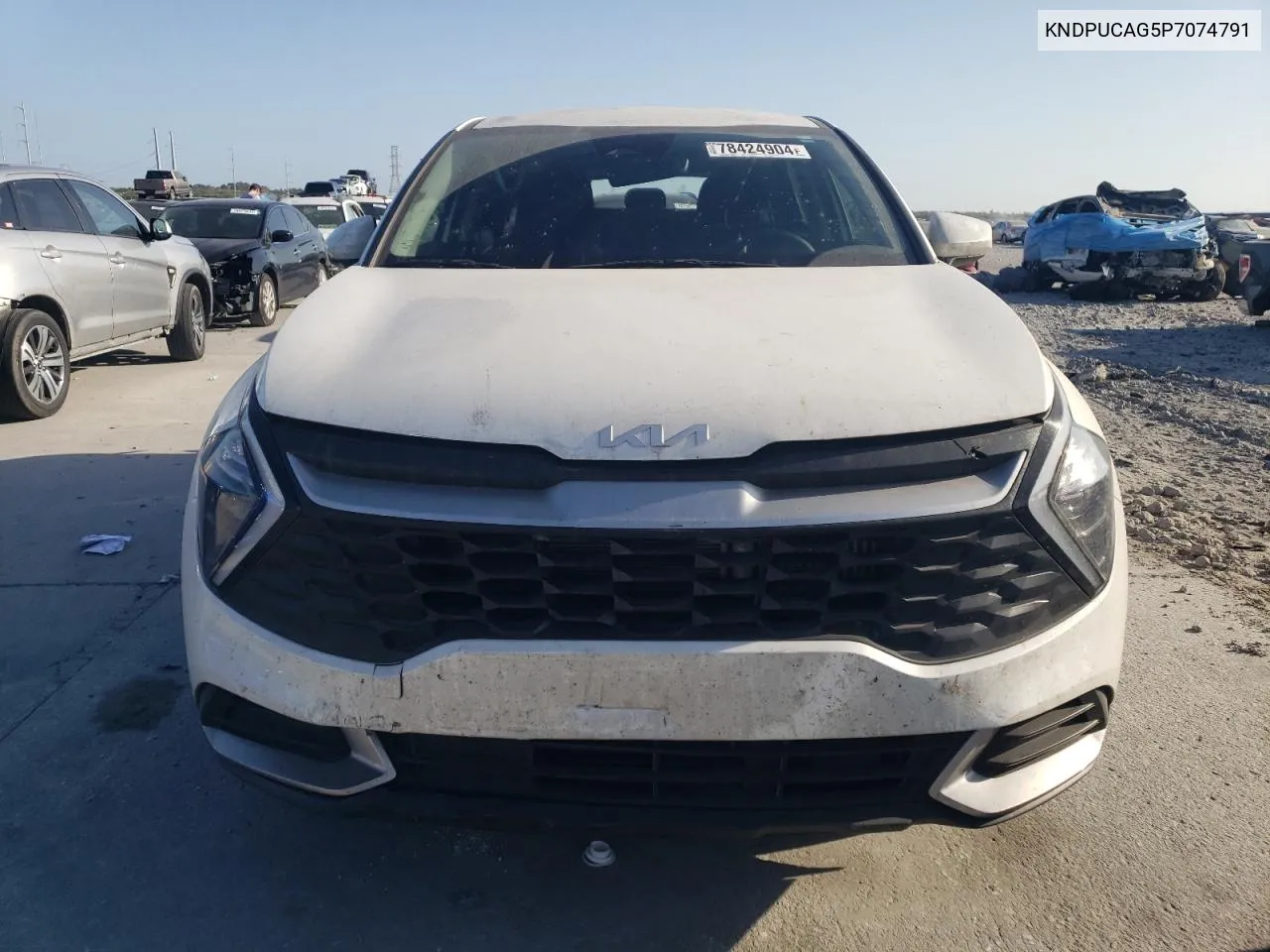 2023 Kia Sportage Lx VIN: KNDPUCAG5P7074791 Lot: 78424904