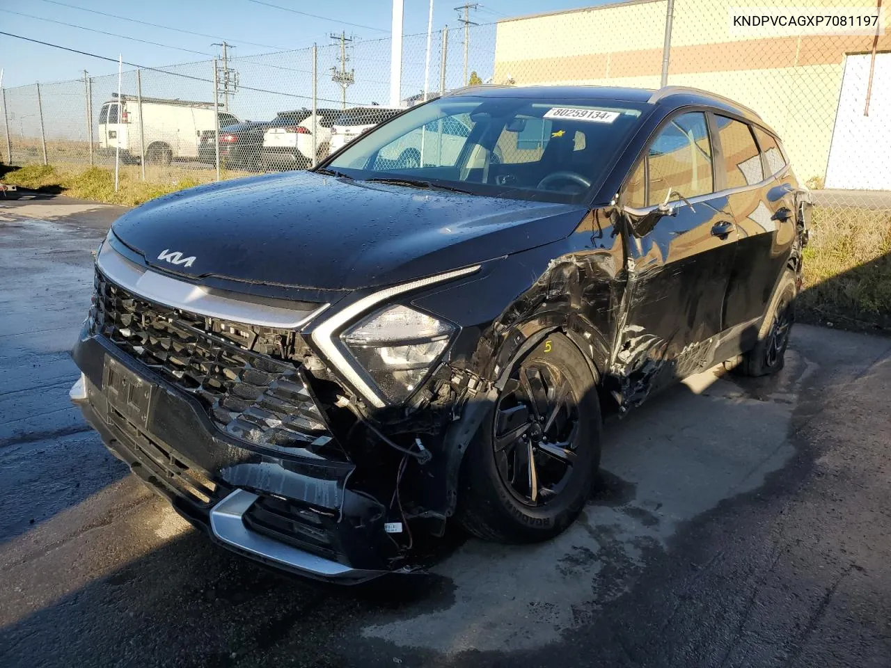 2023 Kia Sportage Ex VIN: KNDPVCAGXP7081197 Lot: 80259134