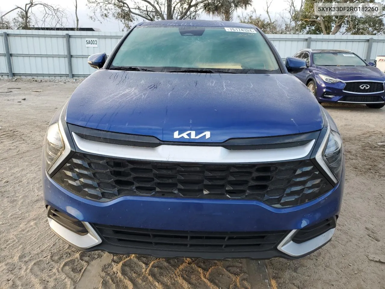 2024 Kia Sportage Ex VIN: 5XYK33DF2RG182260 Lot: 76174324