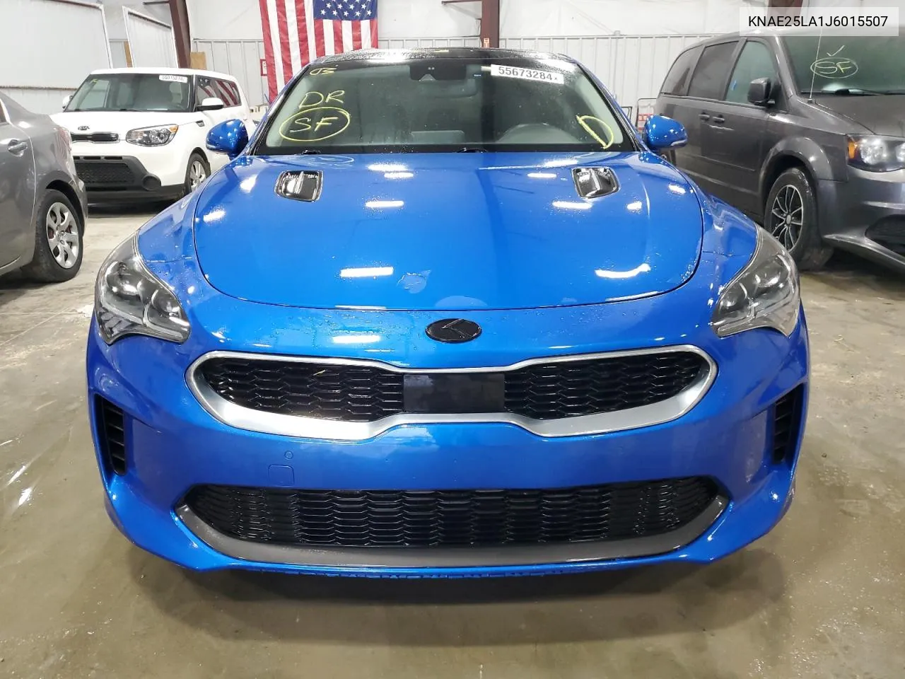 2018 Kia Stinger Premium VIN: KNAE25LA1J6015507 Lot: 55673284