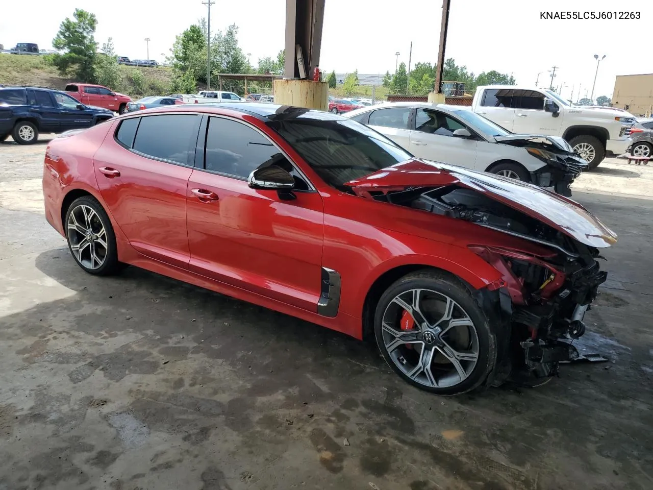 2018 Kia Stinger Gt2 VIN: KNAE55LC5J6012263 Lot: 65745364