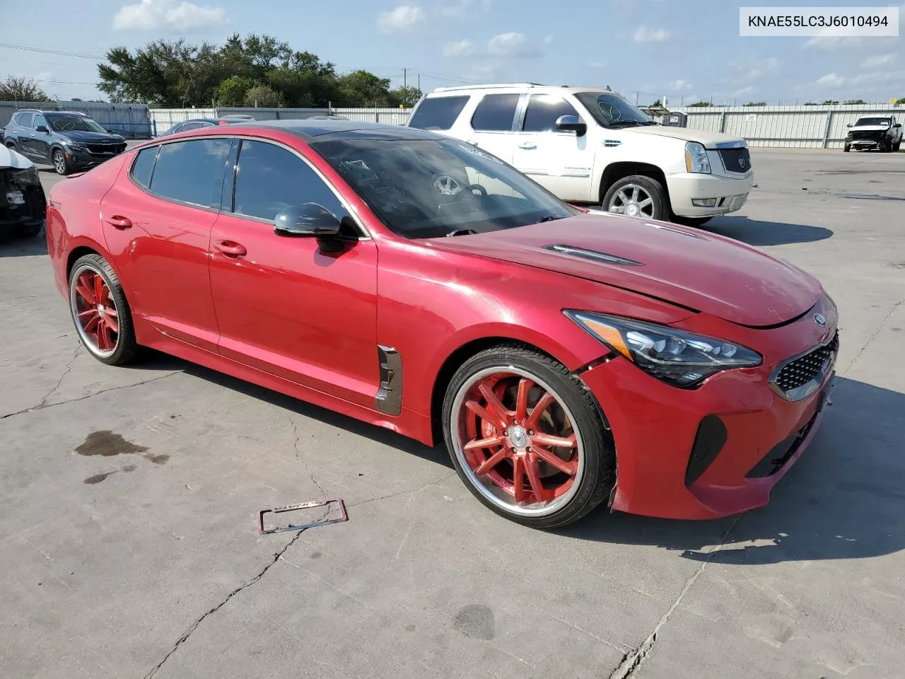 KNAE55LC3J6010494 2018 Kia Stinger Gt2