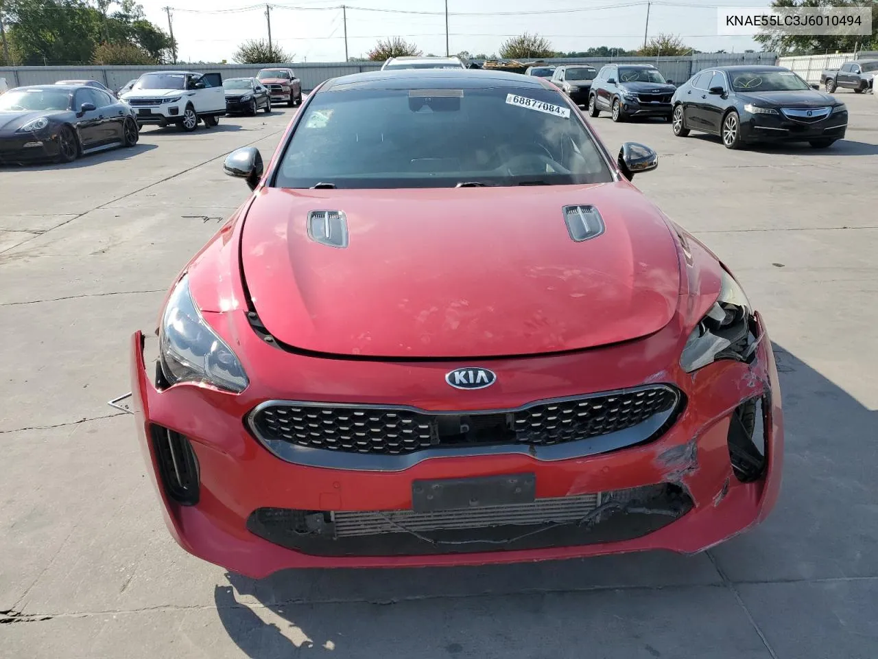 2018 Kia Stinger Gt2 VIN: KNAE55LC3J6010494 Lot: 68877084