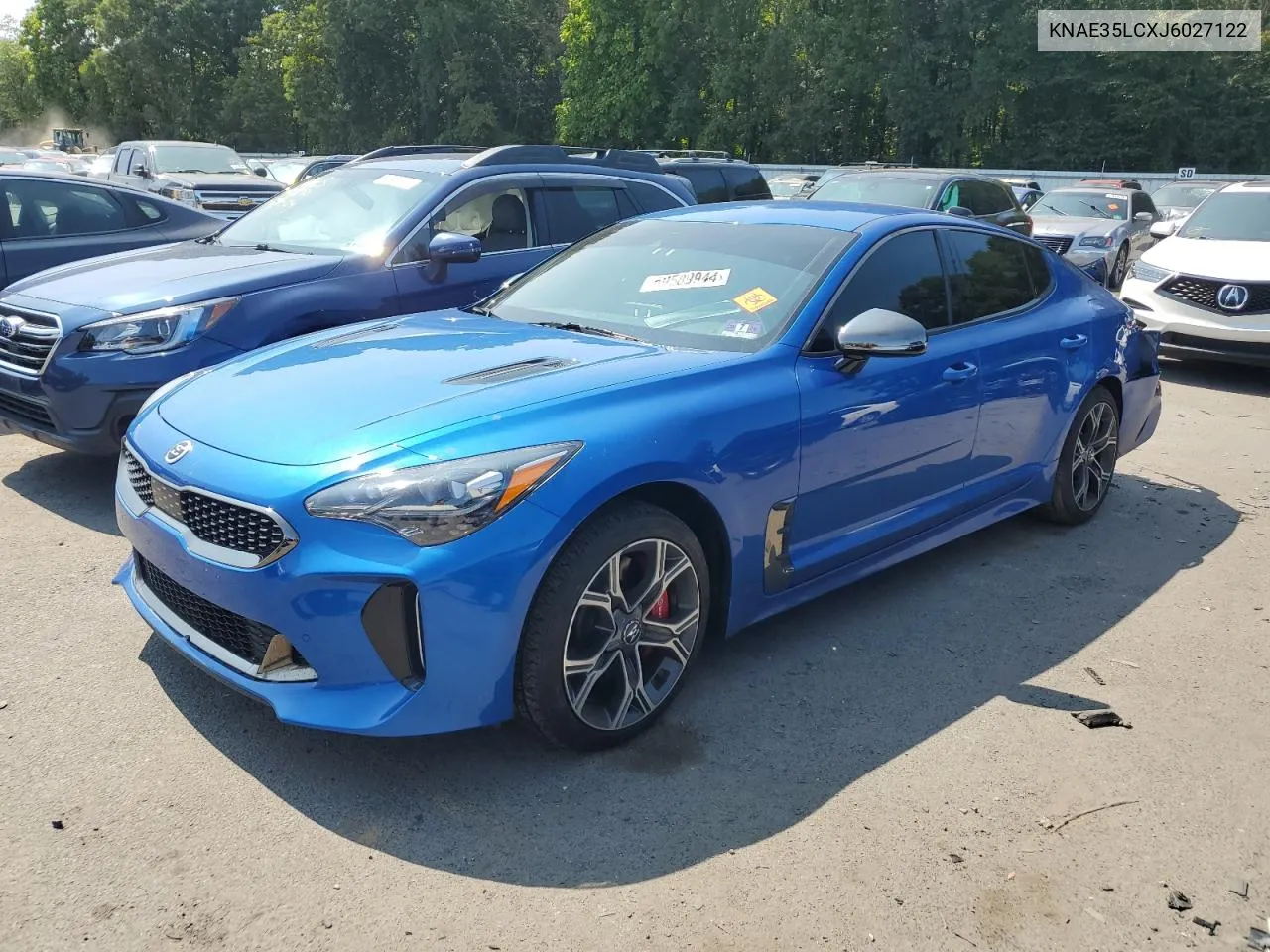 KNAE35LCXJ6027122 2018 Kia Stinger Gt