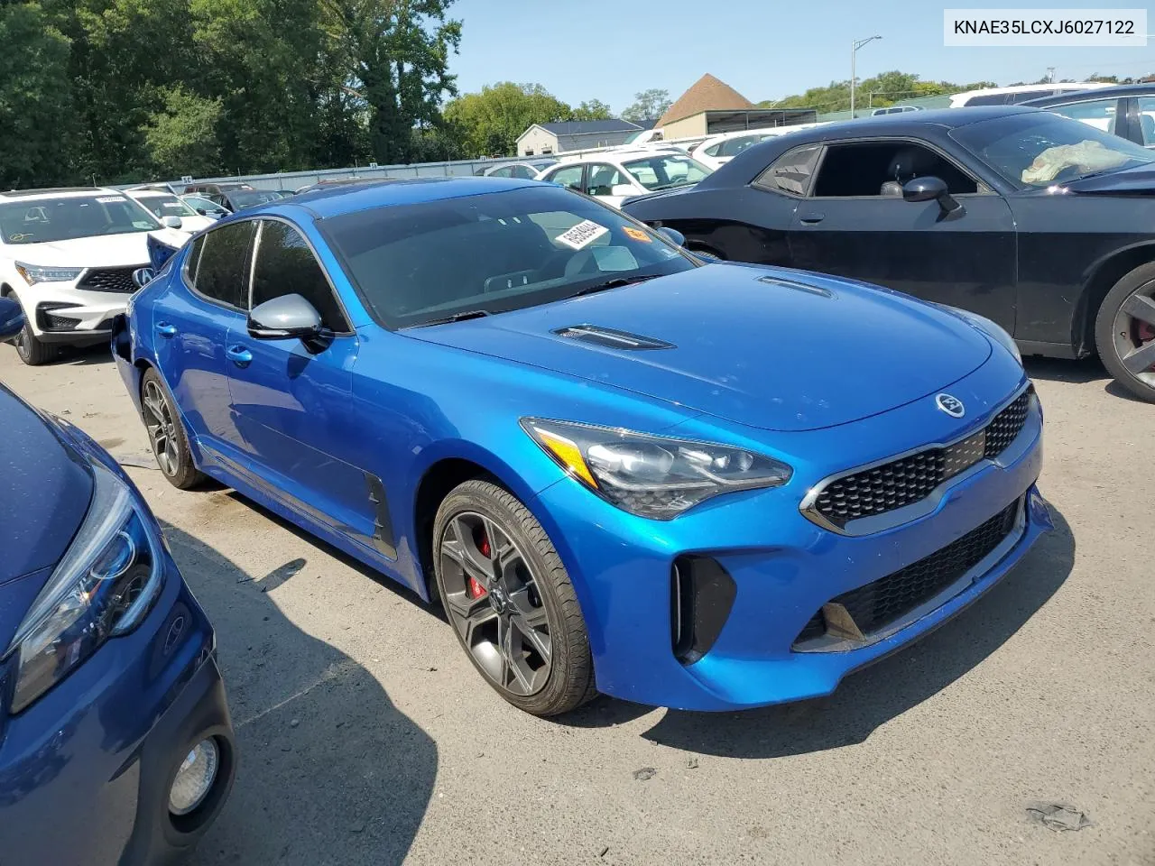 KNAE35LCXJ6027122 2018 Kia Stinger Gt