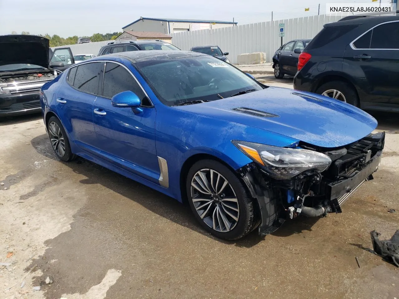 2018 Kia Stinger Premium VIN: KNAE25LA8J6020431 Lot: 71214034