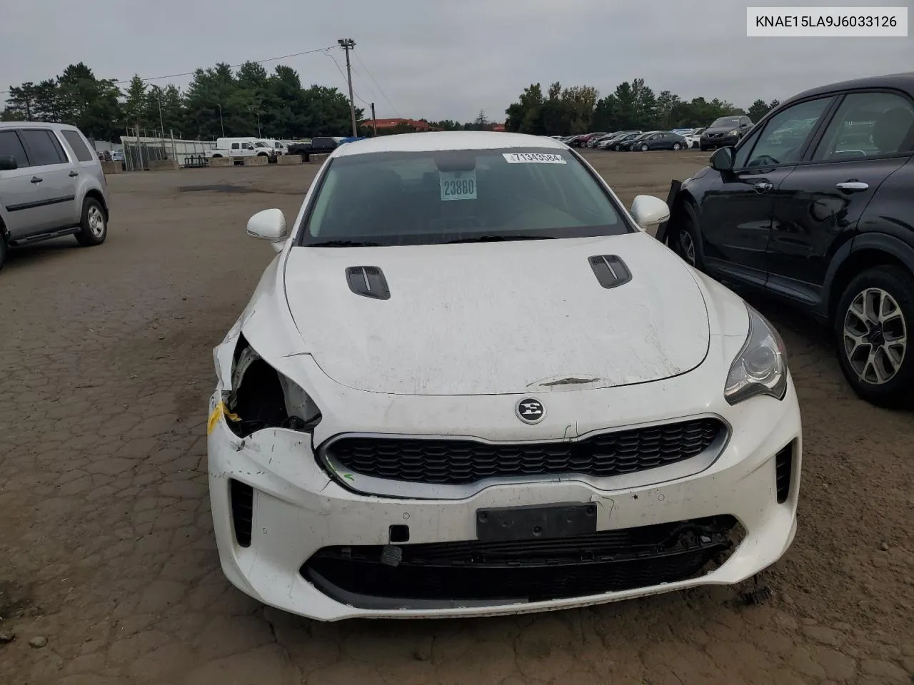 2018 Kia Stinger VIN: KNAE15LA9J6033126 Lot: 71343584