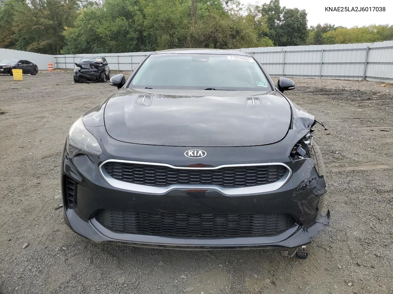 2018 Kia Stinger Premium VIN: KNAE25LA2J6017038 Lot: 71374004