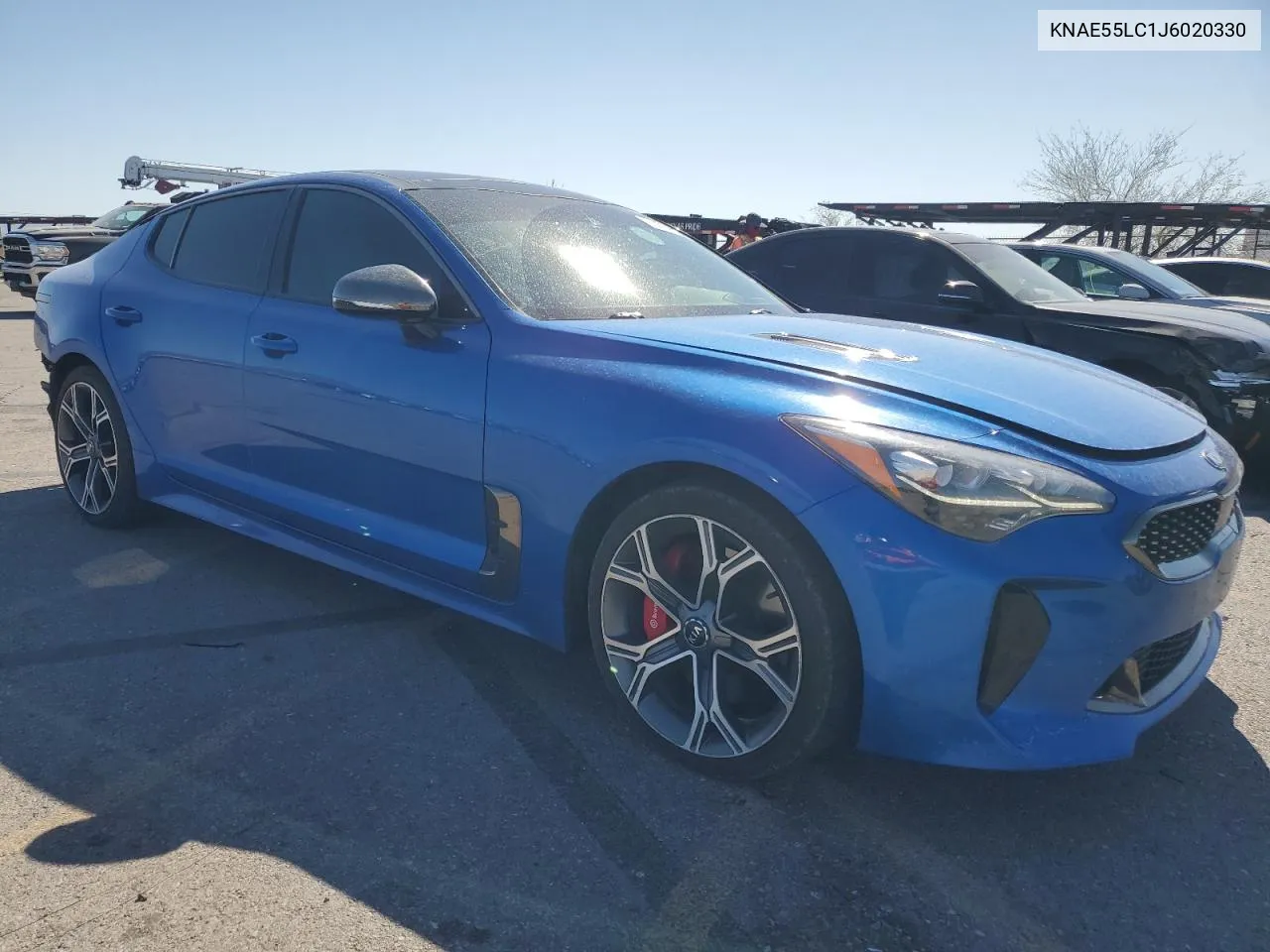 2018 Kia Stinger Gt2 VIN: KNAE55LC1J6020330 Lot: 72559604