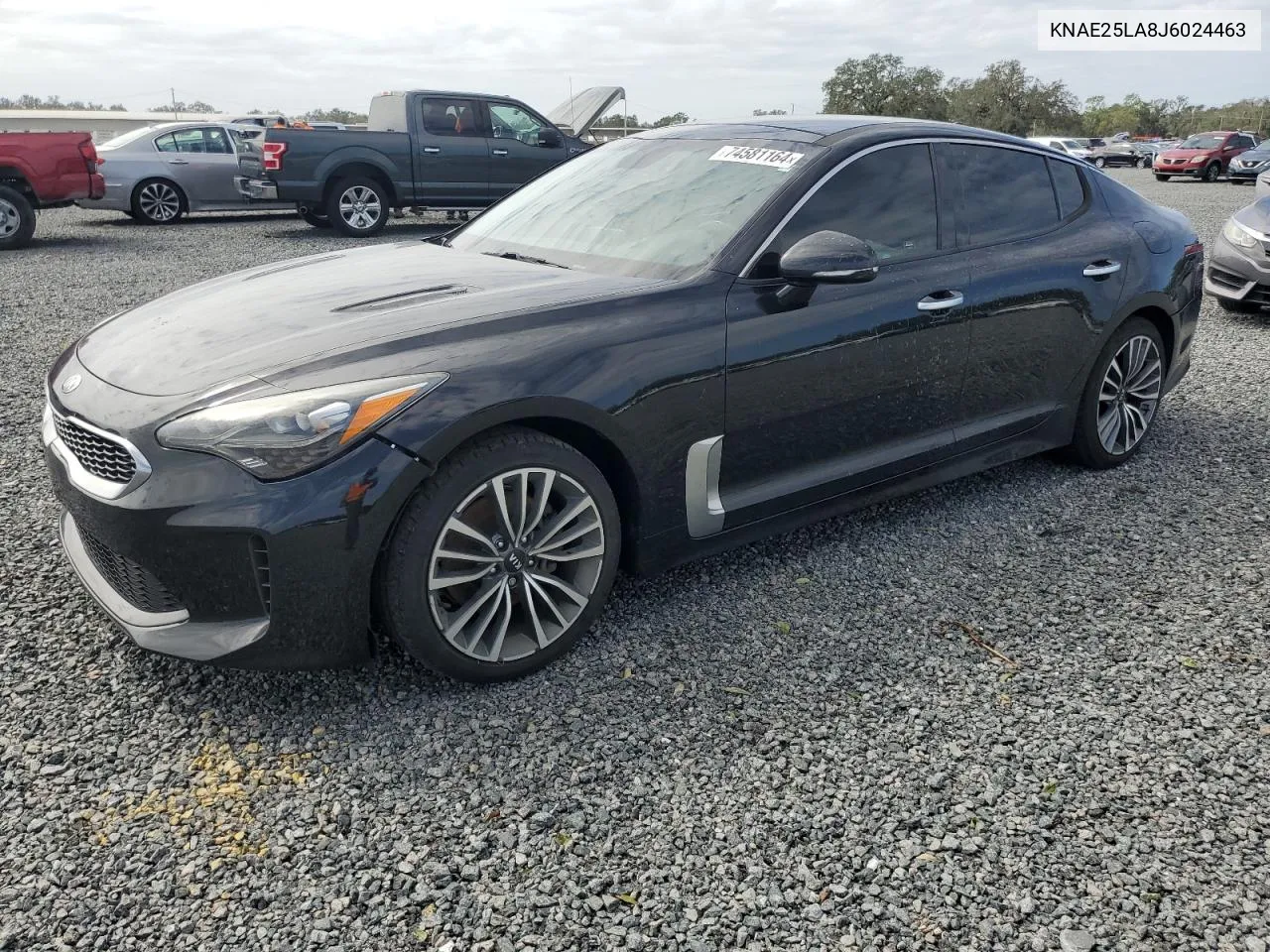 2018 Kia Stinger Premium VIN: KNAE25LA8J6024463 Lot: 74581164