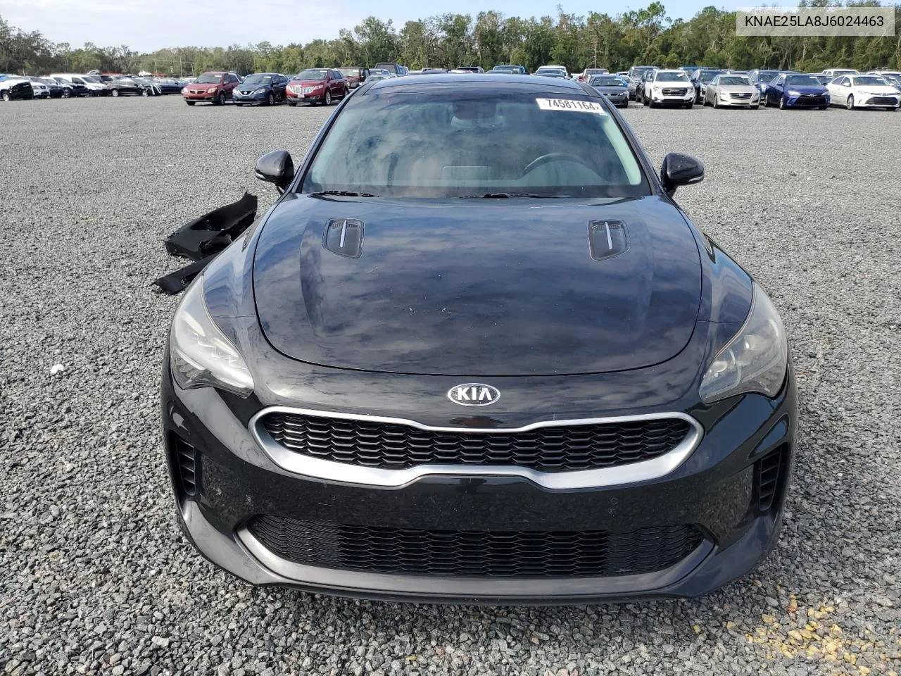 2018 Kia Stinger Premium VIN: KNAE25LA8J6024463 Lot: 74581164