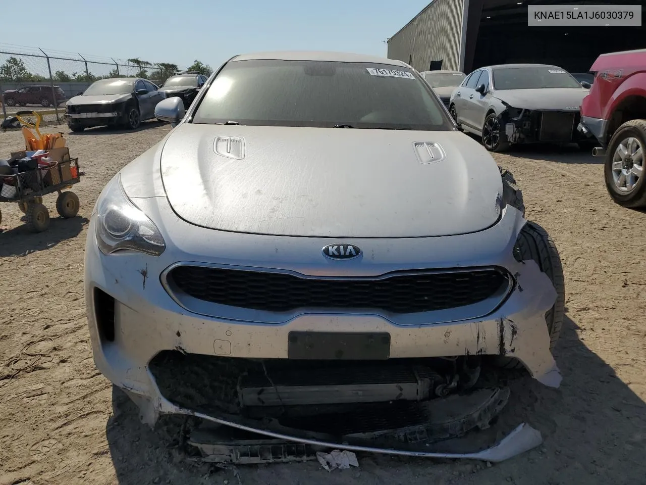 2018 Kia Stinger VIN: KNAE15LA1J6030379 Lot: 76179324