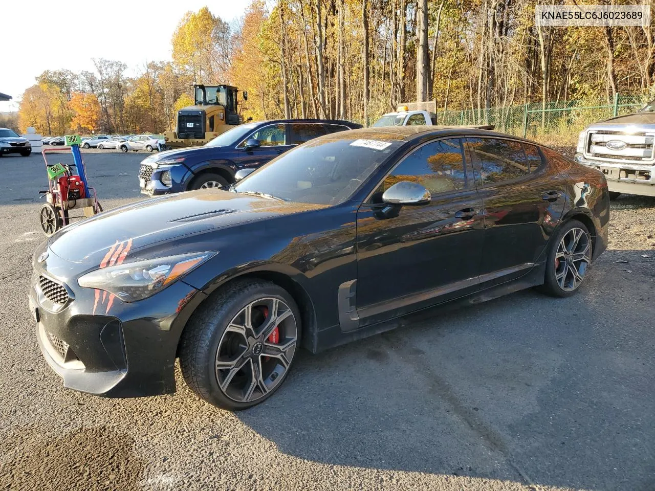 2018 Kia Stinger Gt2 VIN: KNAE55LC6J6023689 Lot: 77467744