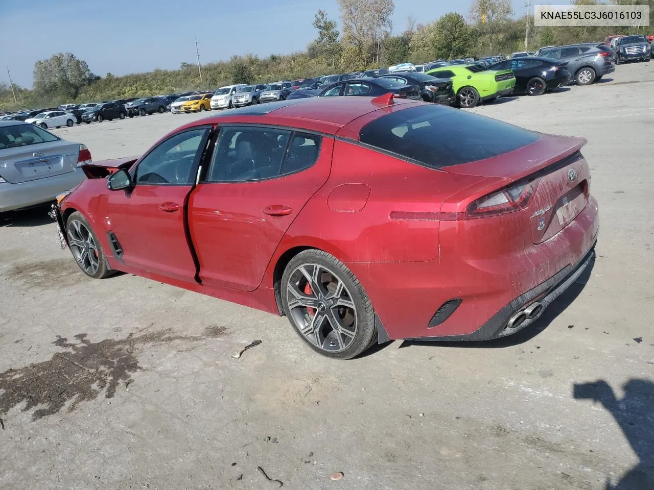 2018 Kia Stinger Gt2 VIN: KNAE55LC3J6016103 Lot: 78251684