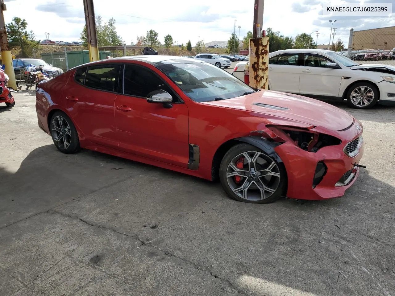 2018 Kia Stinger Gt2 VIN: KNAE55LC7J6025399 Lot: 78761534