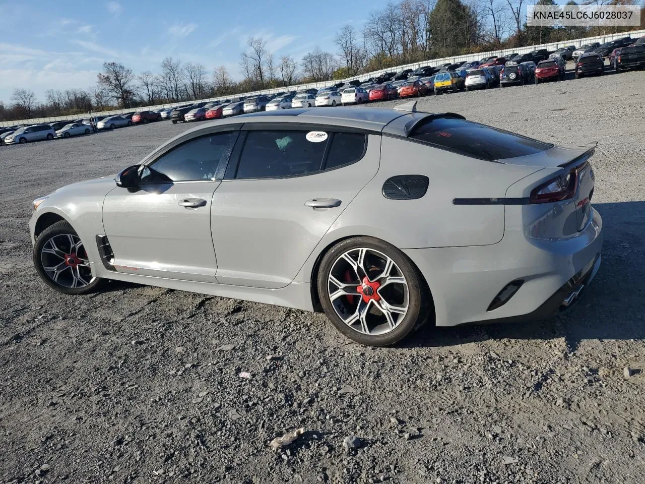 2018 Kia Stinger Gt1 VIN: KNAE45LC6J6028037 Lot: 79458004