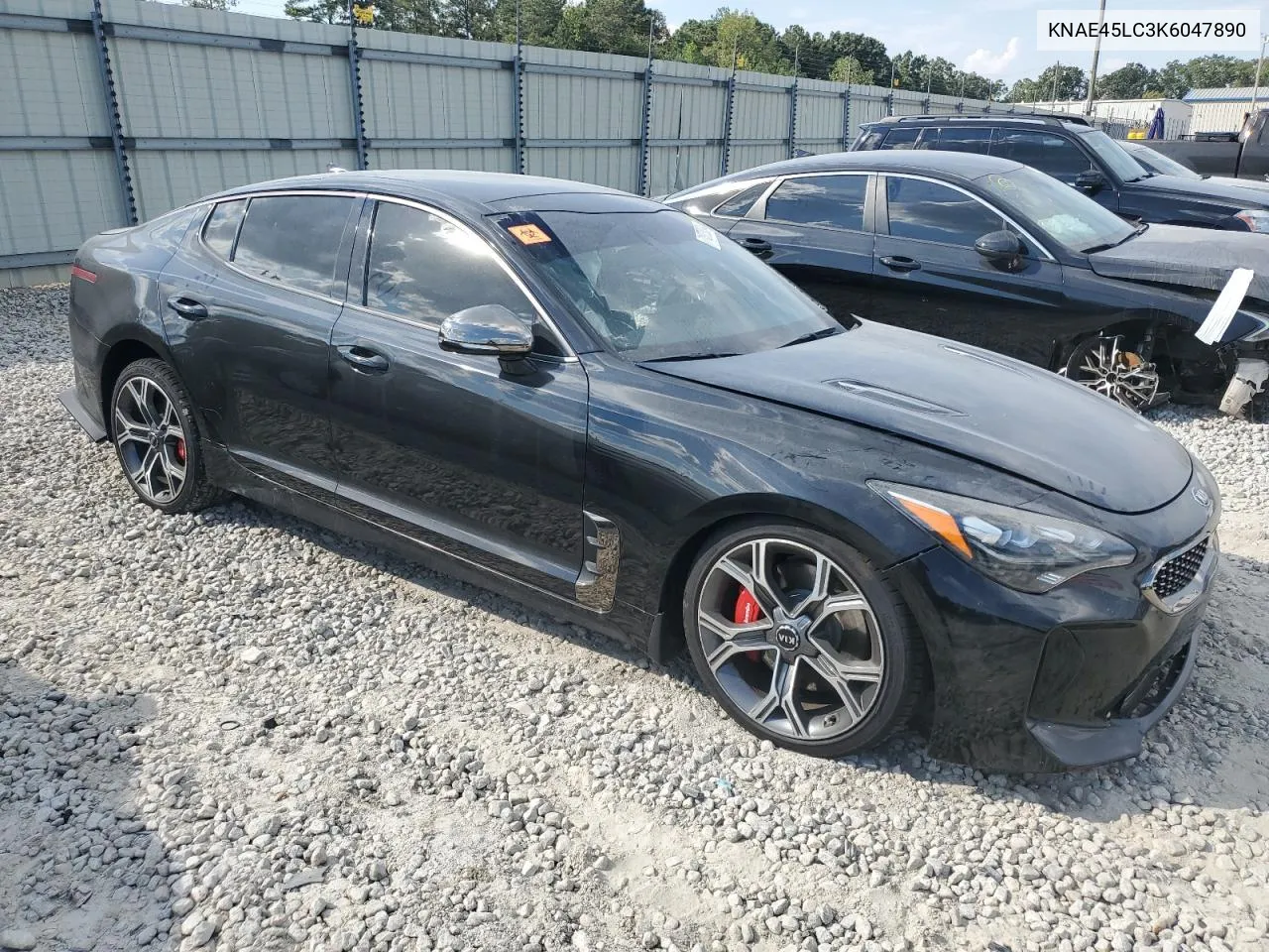 2019 Kia Stinger Gt1 VIN: KNAE45LC3K6047890 Lot: 71370334