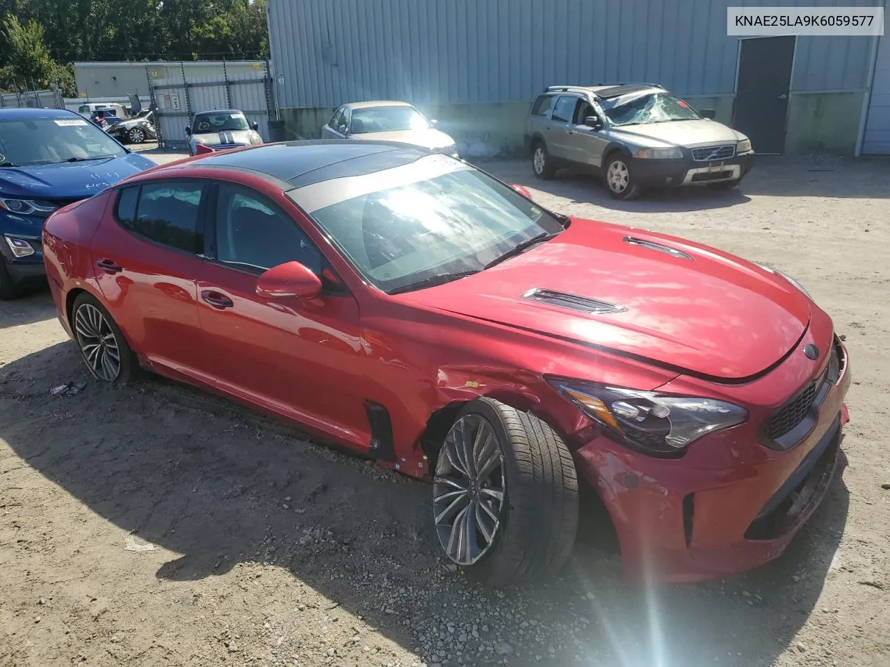 2019 Kia Stinger Premium VIN: KNAE25LA9K6059577 Lot: 73719894