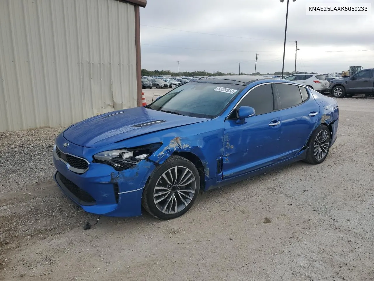 KNAE25LAXK6059233 2019 Kia Stinger Premium