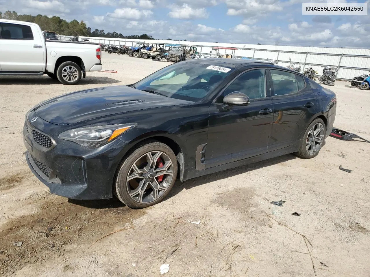 2019 Kia Stinger Gt2 VIN: KNAE55LC2K6042550 Lot: 78496054