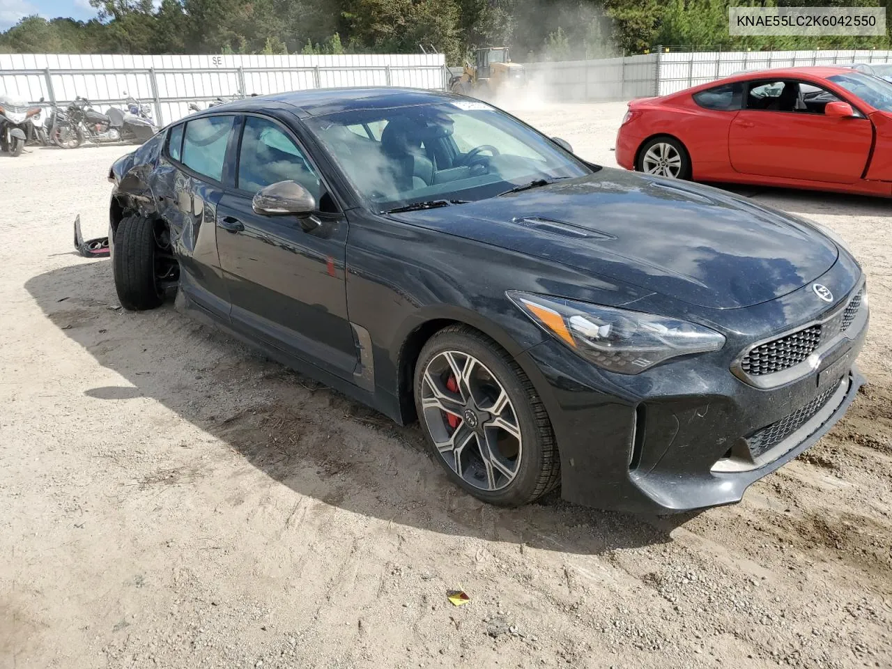 2019 Kia Stinger Gt2 VIN: KNAE55LC2K6042550 Lot: 78496054