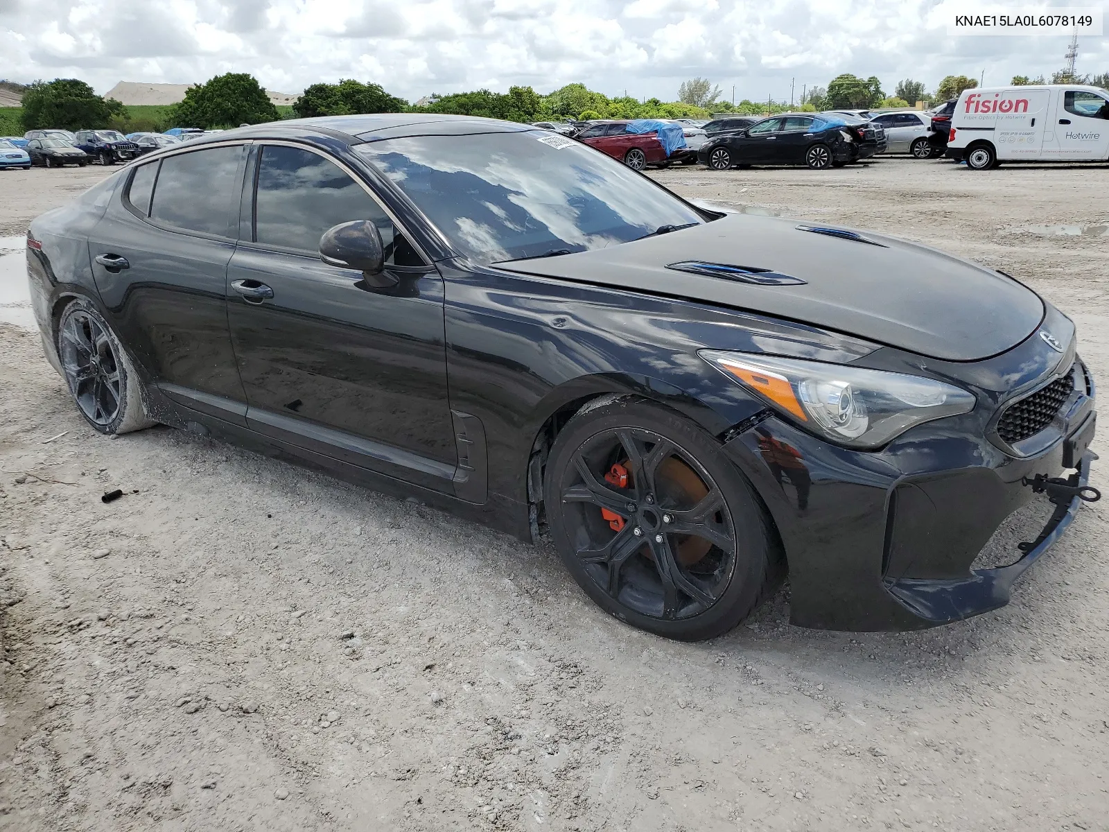 2020 Kia Stinger VIN: KNAE15LA0L6078149 Lot: 65970094