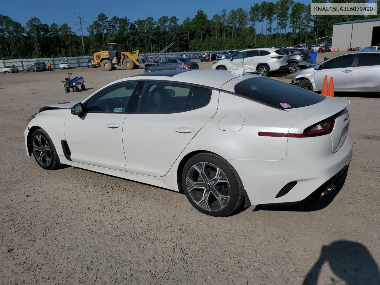 2020 Kia Stinger VIN: KNAE15LA3L6079490 Lot: 69401034