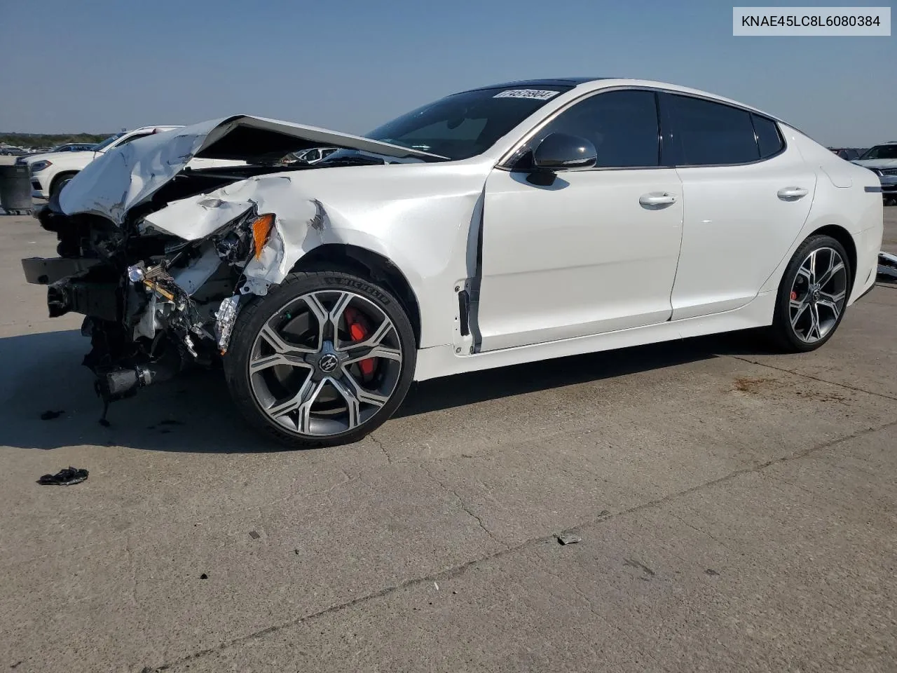 2020 Kia Stinger Gt1 VIN: KNAE45LC8L6080384 Lot: 74575904