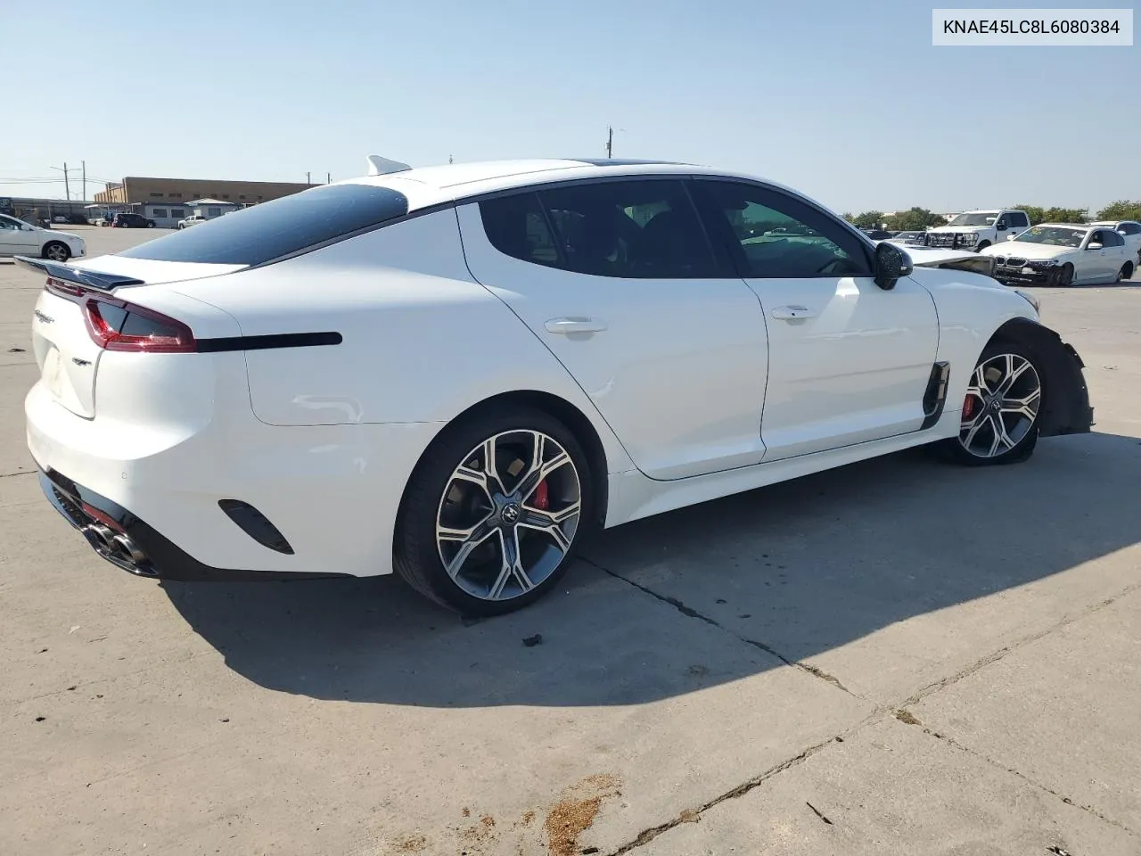 2020 Kia Stinger Gt1 VIN: KNAE45LC8L6080384 Lot: 74575904