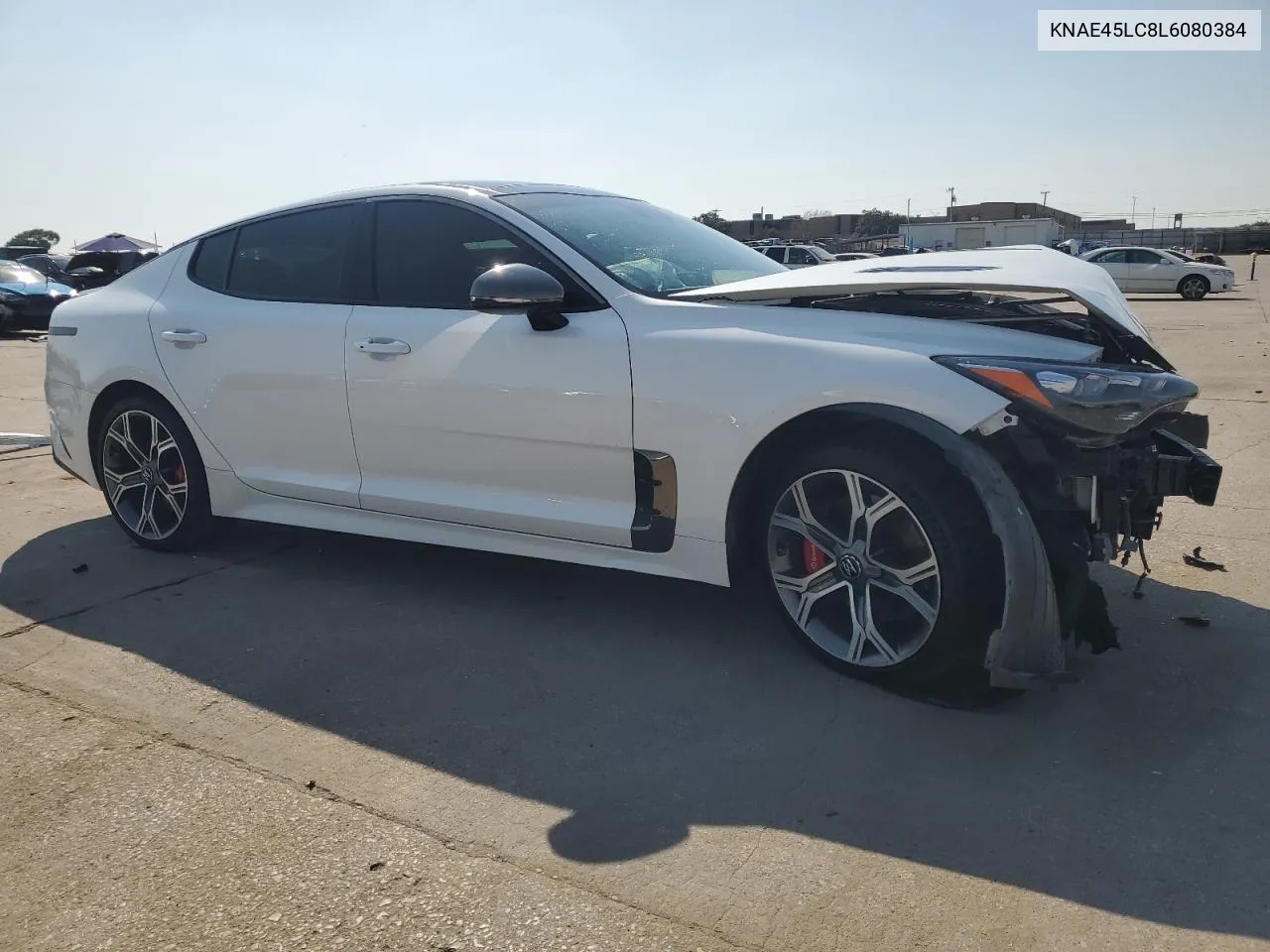 2020 Kia Stinger Gt1 VIN: KNAE45LC8L6080384 Lot: 74575904