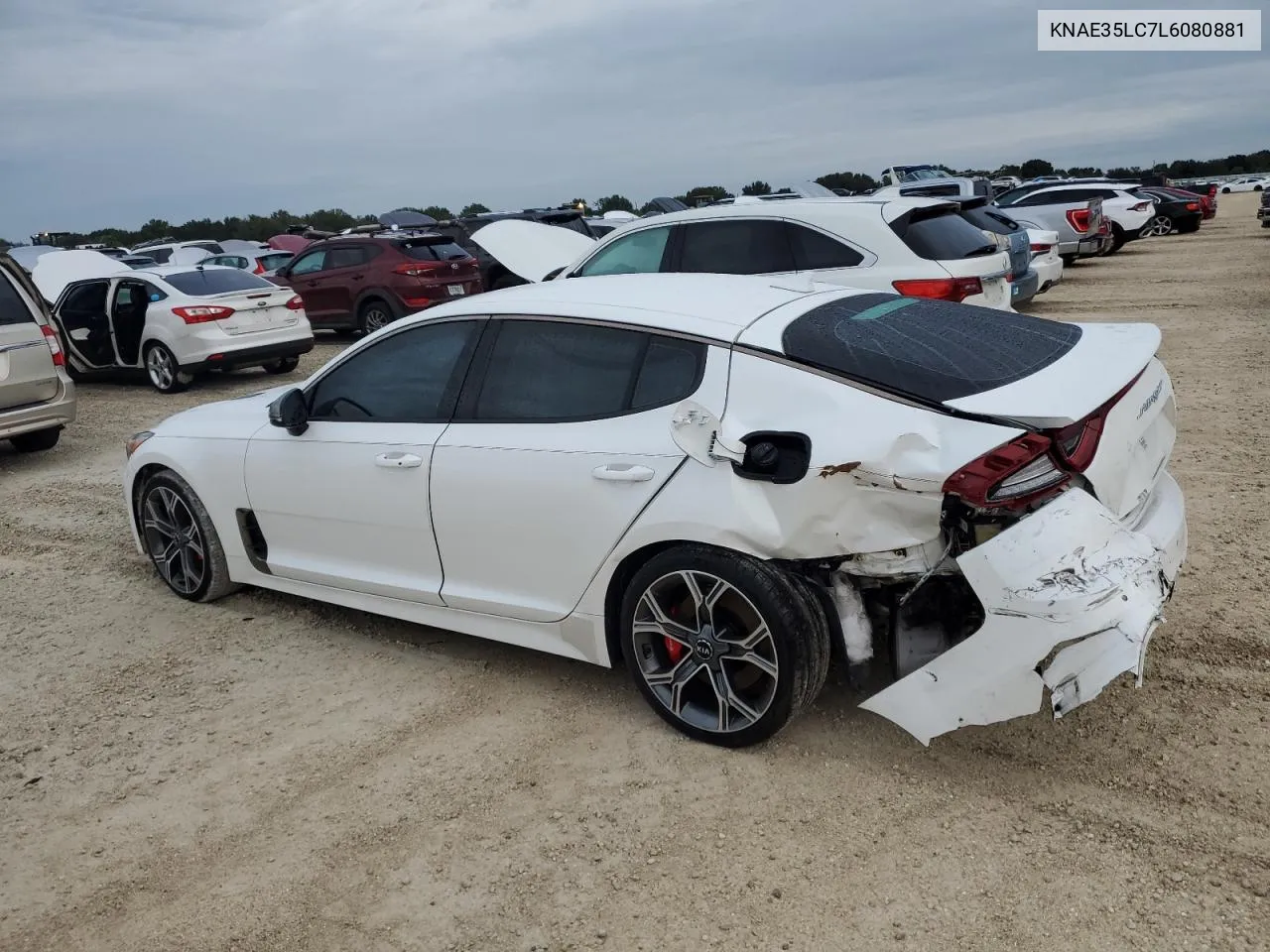 2020 Kia Stinger Gt VIN: KNAE35LC7L6080881 Lot: 74711054