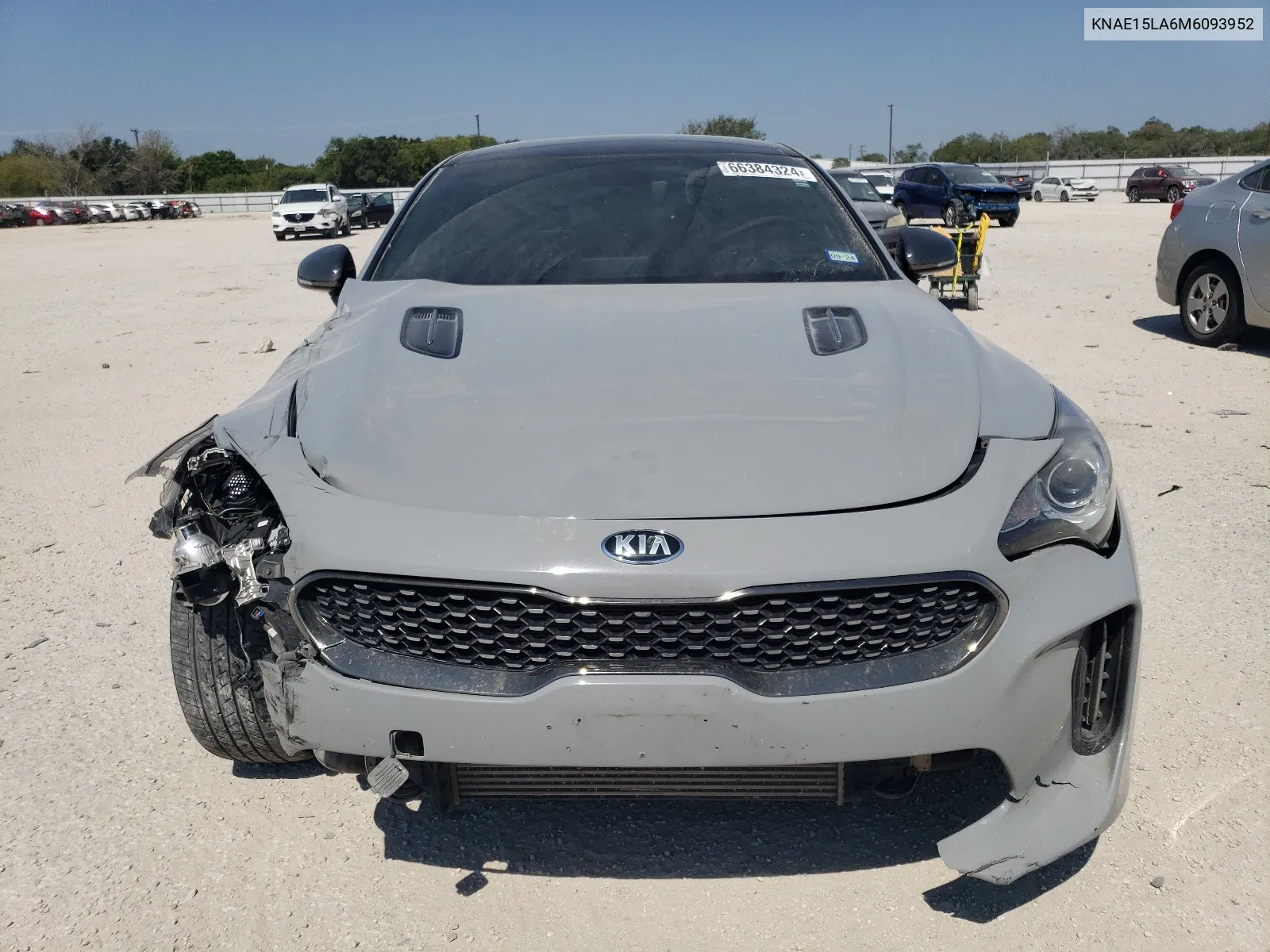 2021 Kia Stinger VIN: KNAE15LA6M6093952 Lot: 66384324